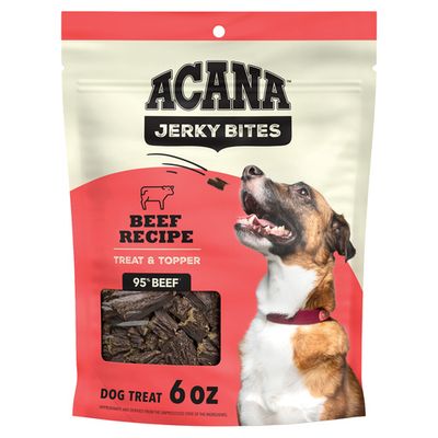 Acana Dog Treat Jerky Bites Beef 6 oz Acana Dog Treat Jerky Bites Beef 6 oz