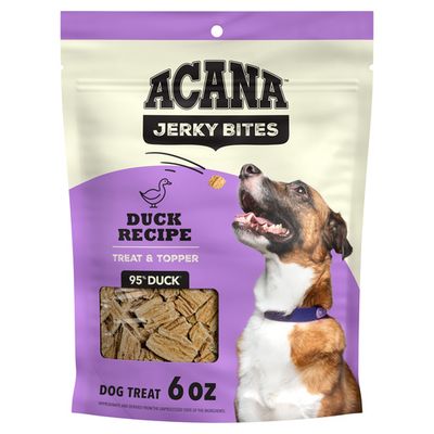 Acana Dog Treat Jerky Bites Duck 6 oz