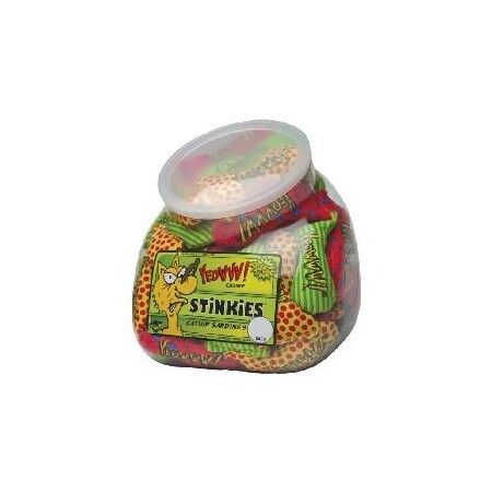 Yeowww Cat Toy Catnip Jug Stinkies Fish Bowl 51/Jug