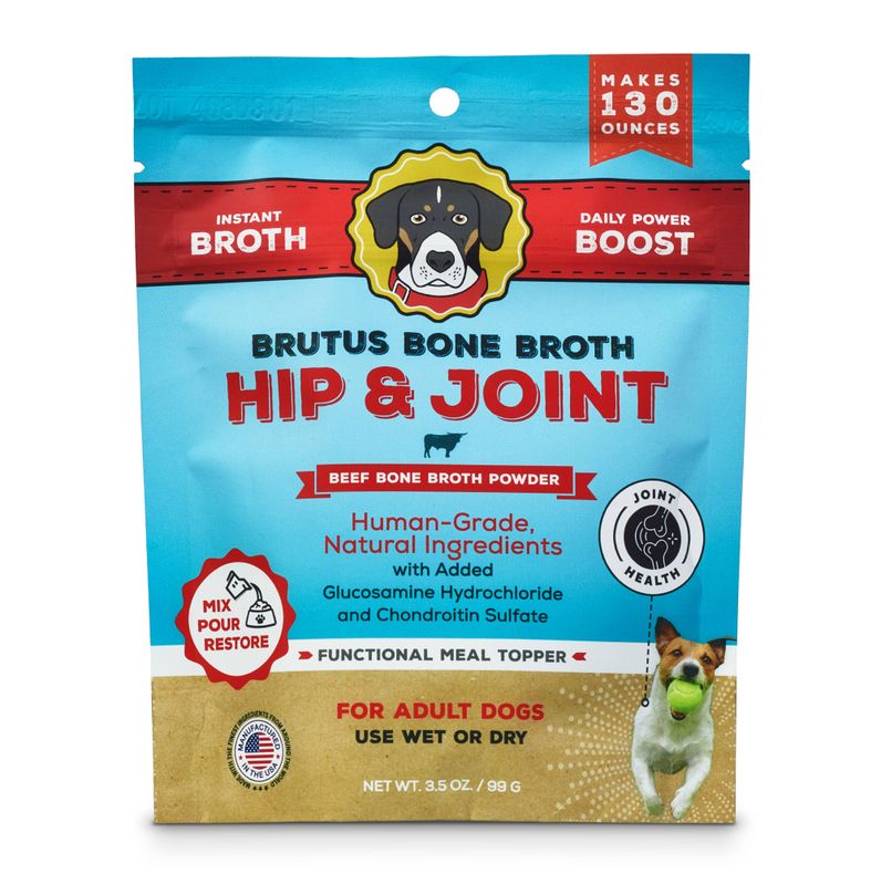 Brutus Broth Powdered Hip & Joint Beef Bone Broth - 3.5oz
