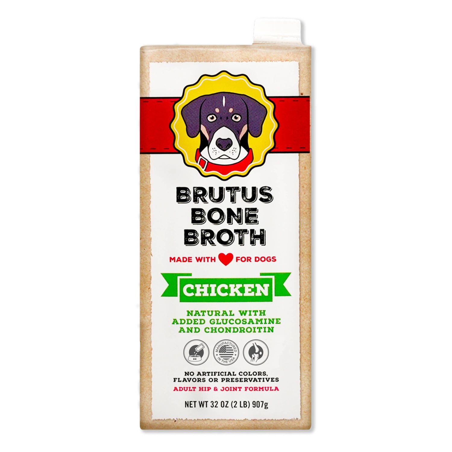 Brutus Bone Broth - Chicken Flavor