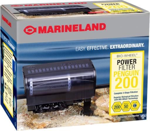 Marineland External Penguin 200 Power Filter - 30 to 50 gal 200 gph