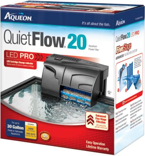 Aqueon Quiet Flow 20 Filter 125 GPH