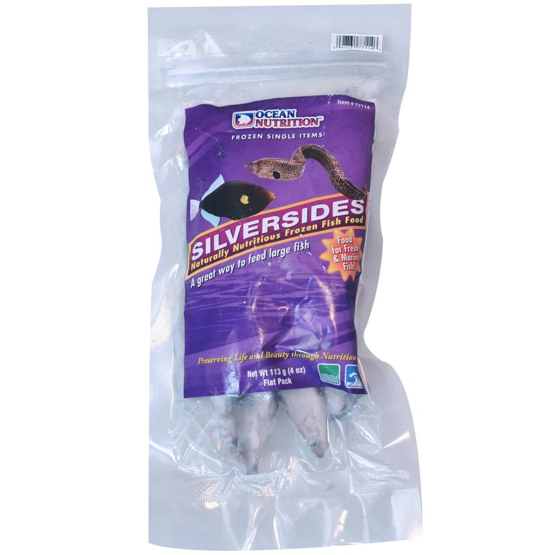 Ocean Nutrition Frozen Silversides Flat 4 oz