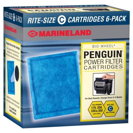Marineland Penguin Rite-Size Cartridge C 6 pack