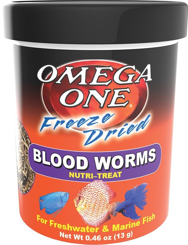 Omega One Freeze Dried Bloodworm .46 oz