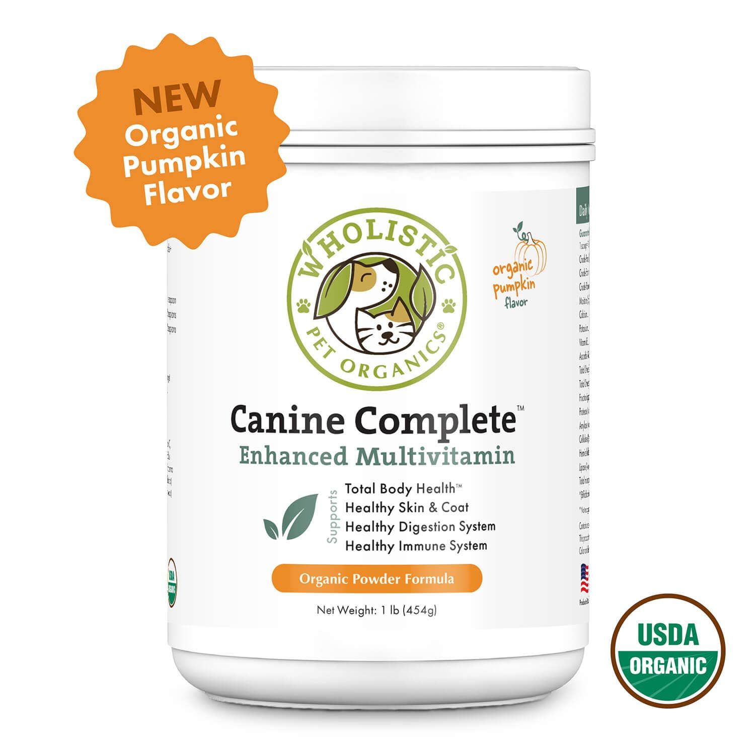 Wholistic Pet Organics Canine Complete-Pumpkin 1lb
