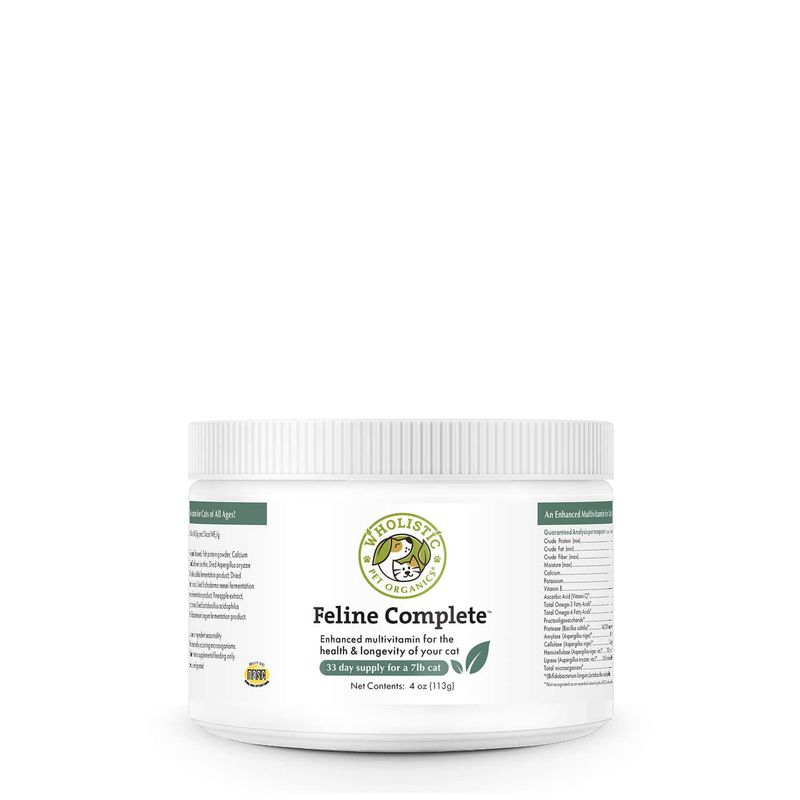 Wholistic Pet Organics Feline Complete™ Whitefish 4oz