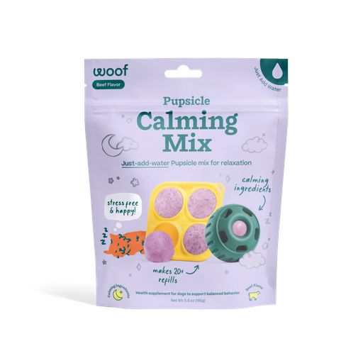 Woof Dog Treat Pupsicle Treat Mix Calming 5.5 oz