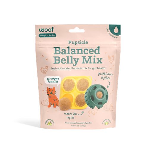 Woof Dog Treat Pupsicle Treat Mix Balanced Belly 5.5 oz