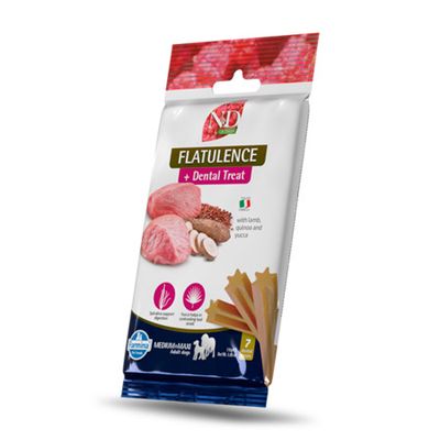 Farmina Dog Treat Dental QUINOA Flaturelief Adult Medium Maxi 3.5 oz