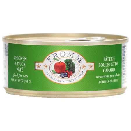 Fromm Cat Can 4 Star Pate' Chicken & Duck 3 oz 12/Case single