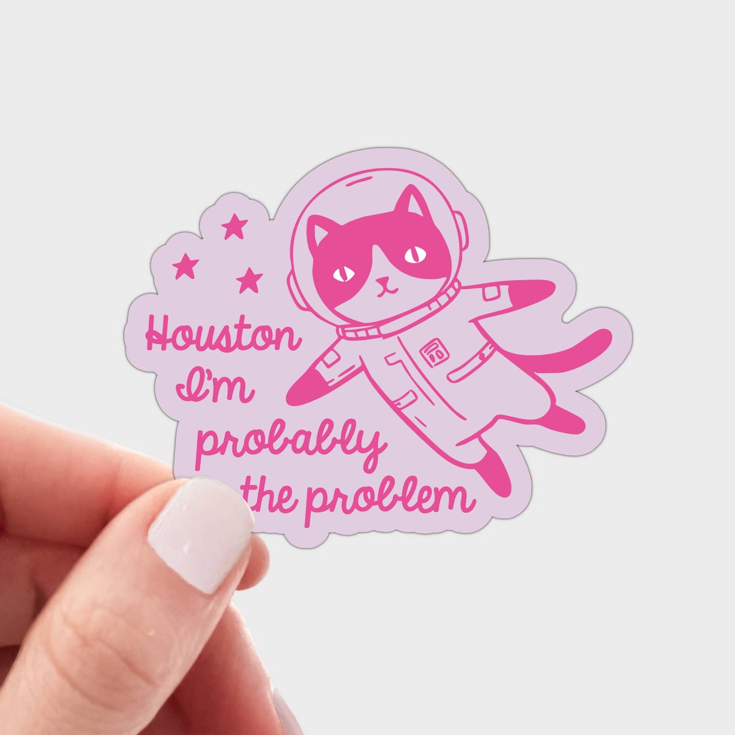 Houston I'm Probably the Problem Sticker