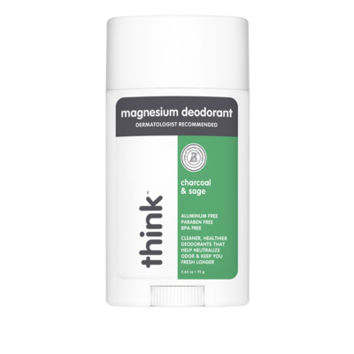 Think Magnesium Deodorant Charcoal and Sage