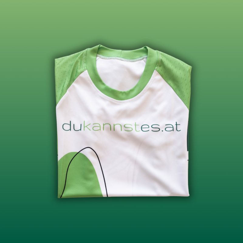 dukannstes-Lauf- & Sportshirt "Schmetterling" für Damen