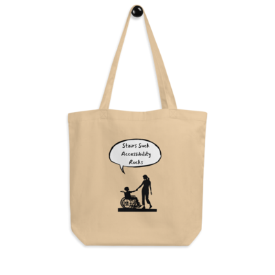 Mother With Son, Accessibility Rocks, Eco Tote Bag