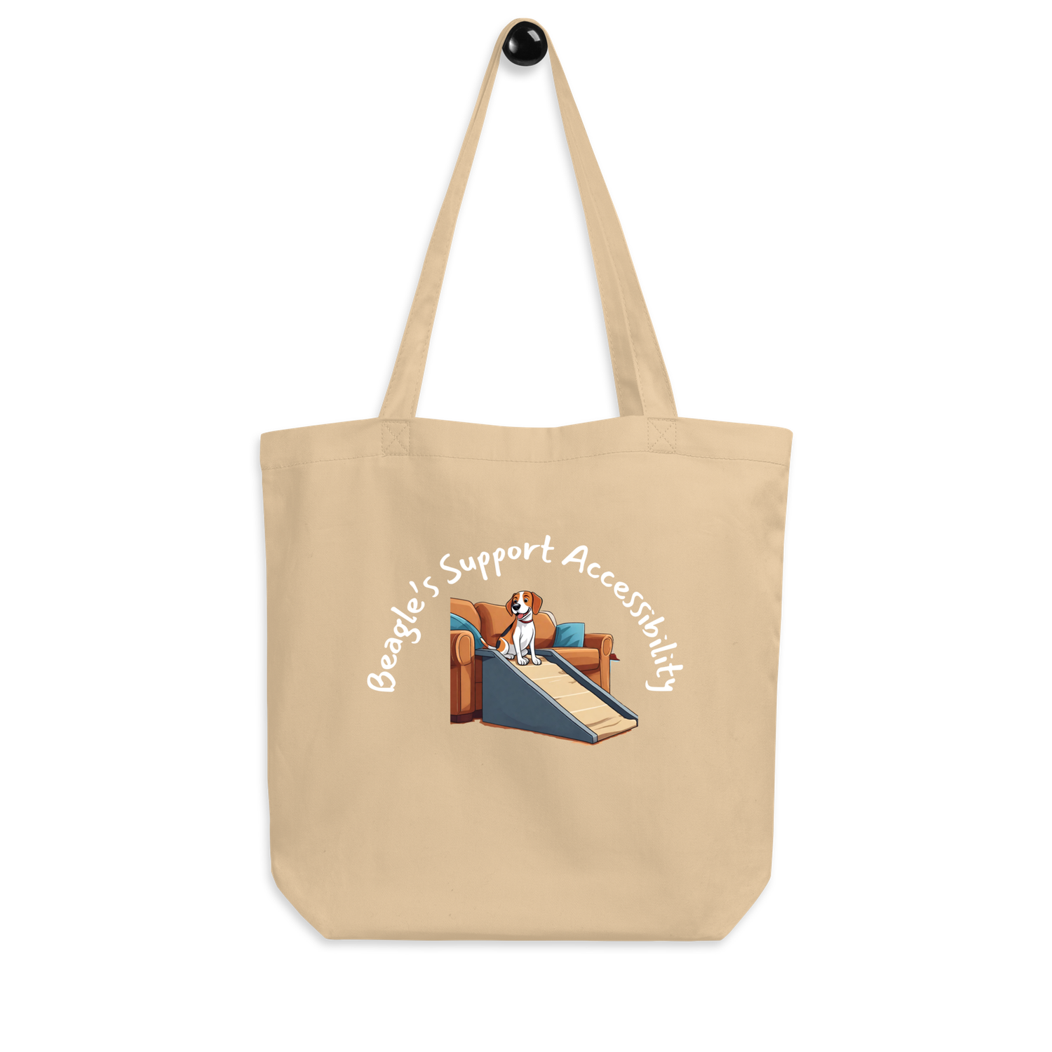 Beagle&#39;s Support Accessibility Eco Tote Bag