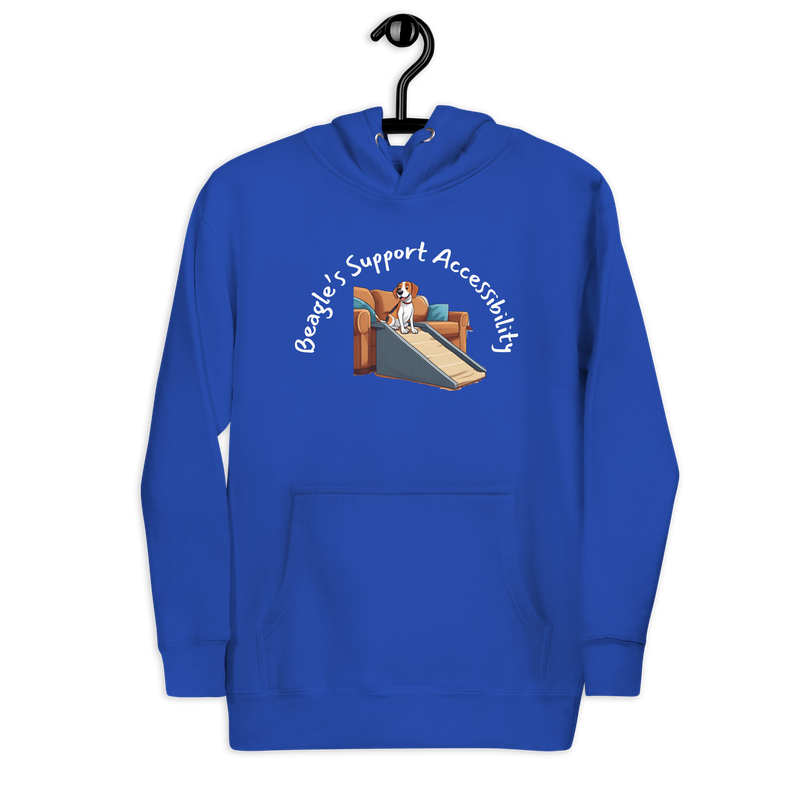 Beagle&#39;s Support Accessibility Adult Hoodie