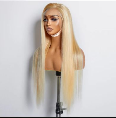 16-30 Inch Pre-Plucked 13"x4" #613 Straight/Body Wave Lace Frontal Wig 150% Density