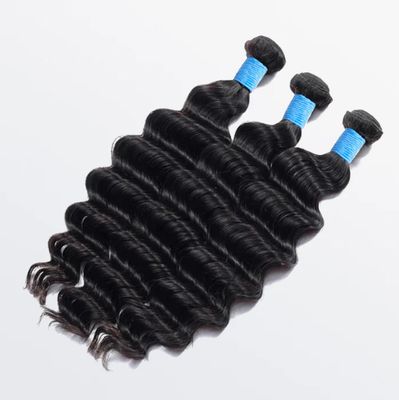 12-30 Inch Loose Deep  Wave Virgin Human Hair #1B Natural Black BUNDLE DEAL