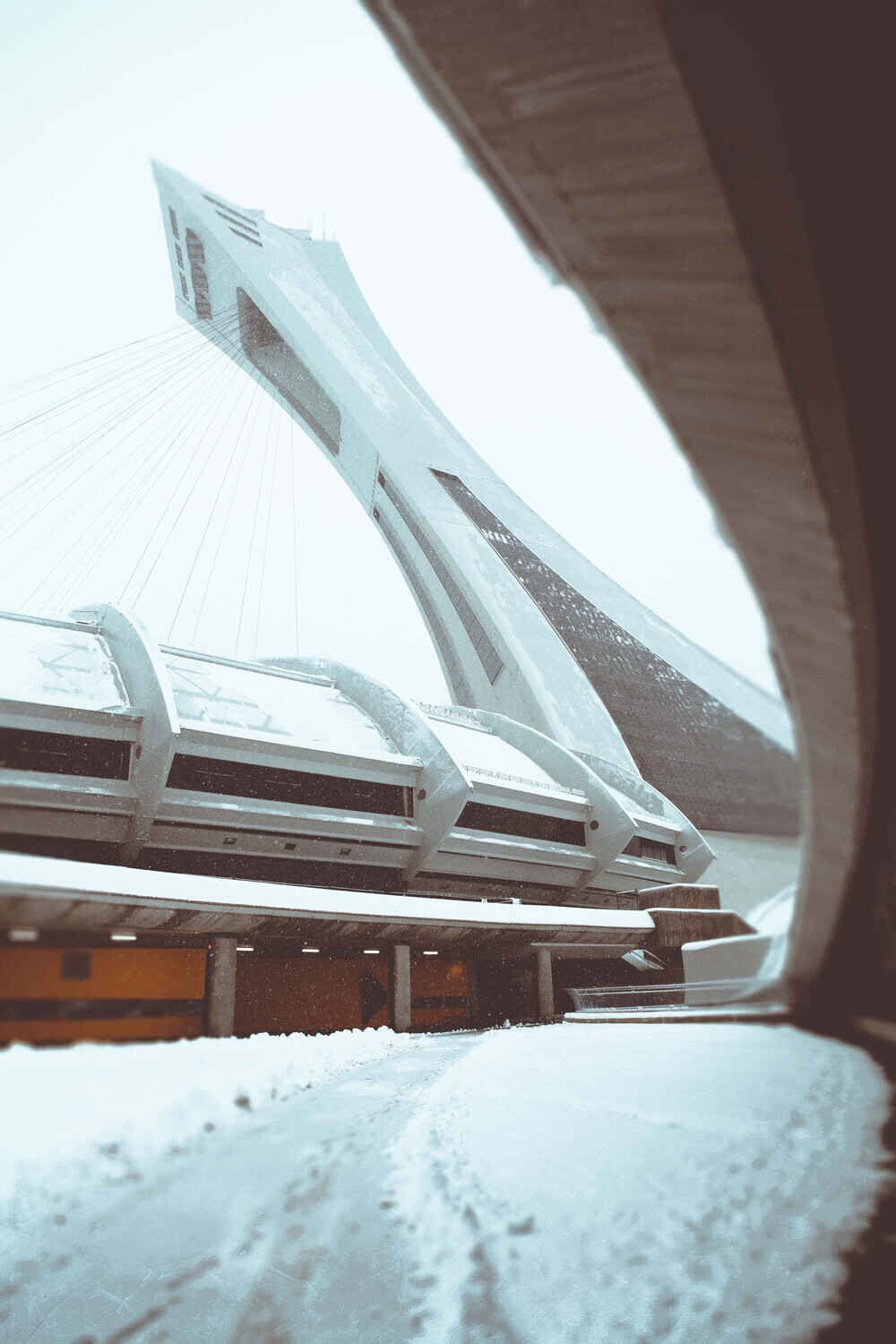 CARTES POSTALES DU STADE OLYMPIQUE EN HIVER - POSTCARDS OF THE OLYMPIC STADIUM IN WINTER