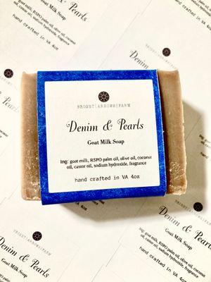 Denim &amp; Pearls Soap