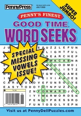 Penny Press Word Seek Puzzles &amp; Subscriptions -PuzzleBookStore.com