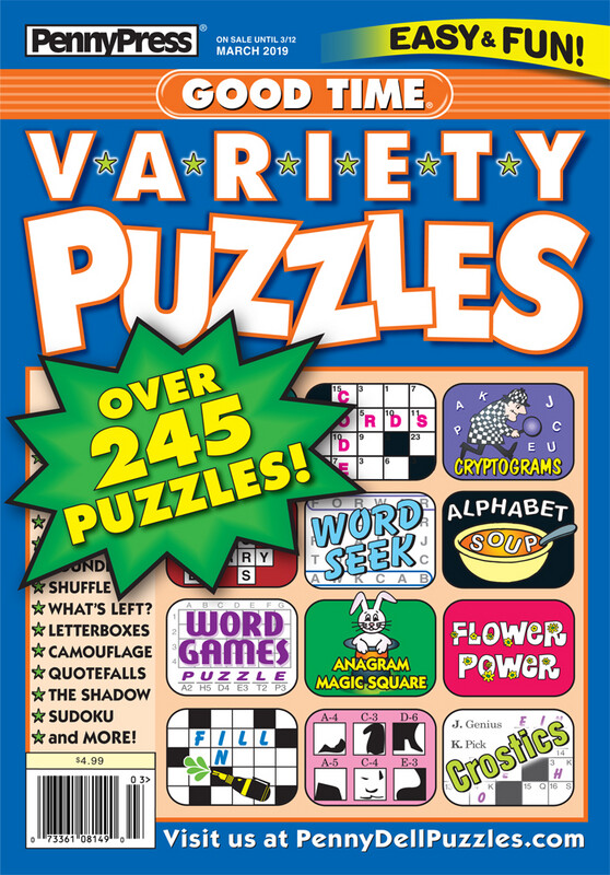 Good Time Variety Puzzles Subscription