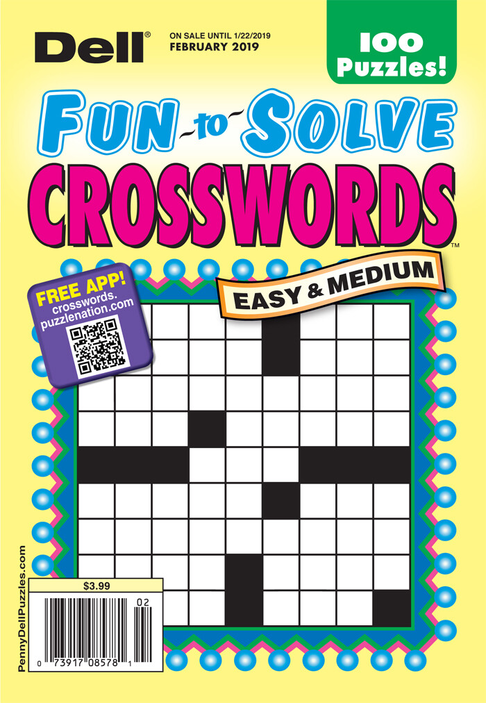 Dell FuntoSolve Crosswords Cheap Puzzle Books