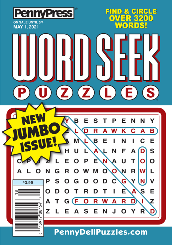 PennyPress Word Seek Puzzles Cheap Puzzle Books PennyPress Word Seek Puzzles Cheap Puzzle Books