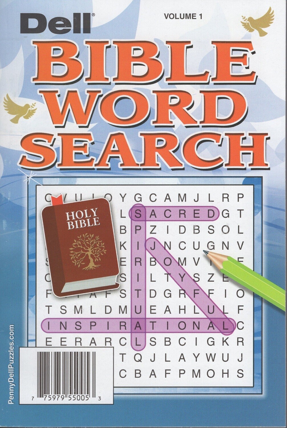 Dell Bible Word Search | Cheap Word Search Puzzle Books - Puzzle Book Store
