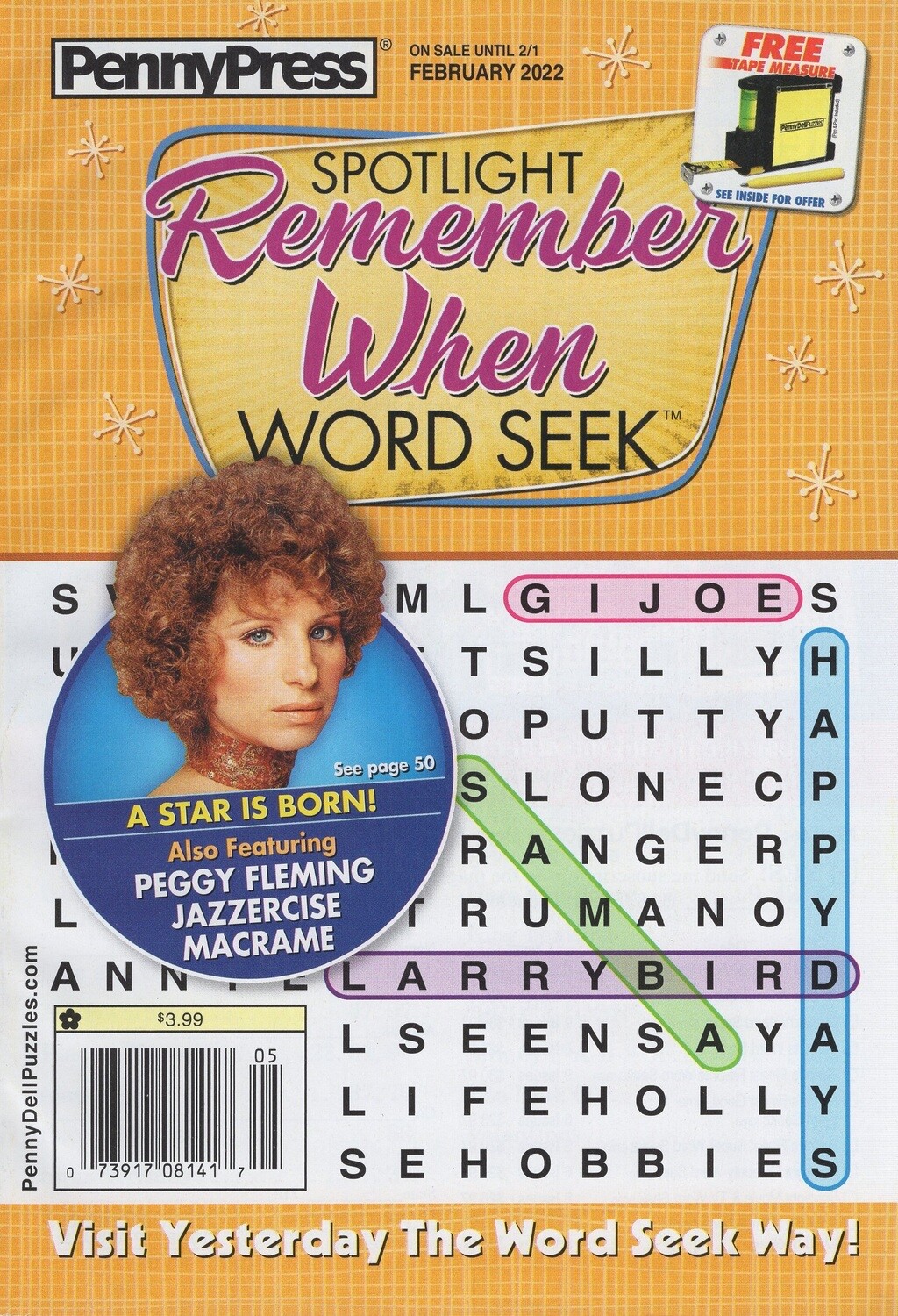 Spotlight Remember When Word Seek #111