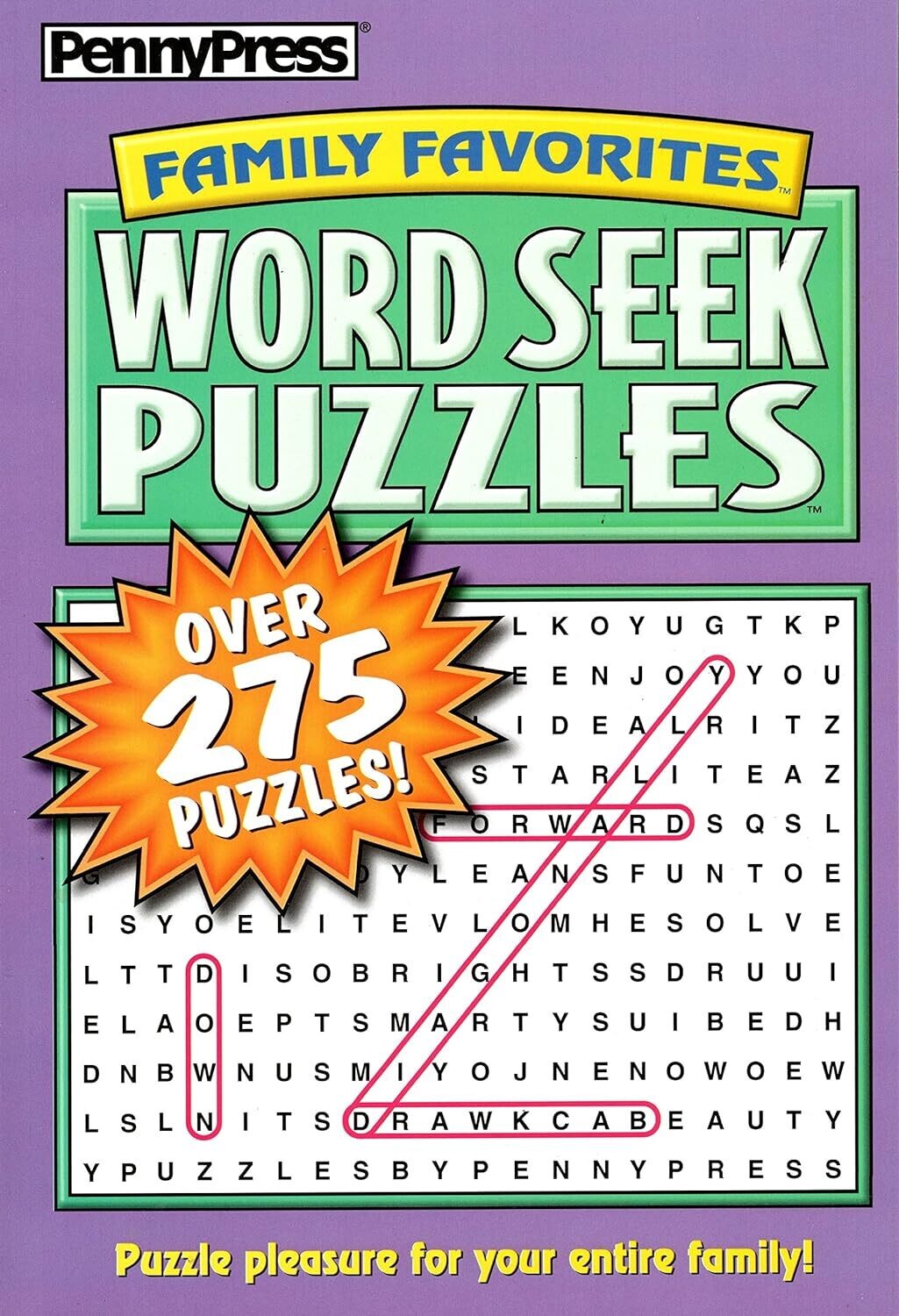 Penny Press Family Favorites Word Seek Puzzles