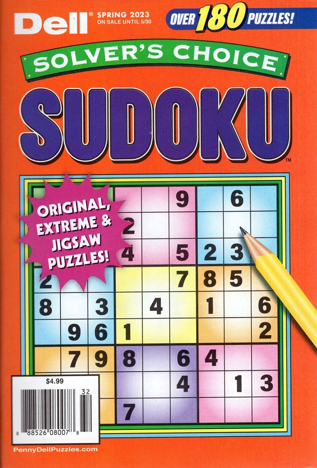 sudoku puzzle books - Dell Solver’s Choice Sudoku Spring 2023