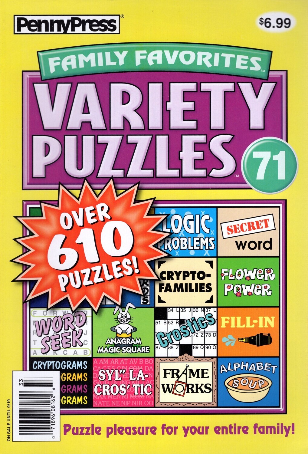 PennyPress Family Favorites Variety Puzzles 71