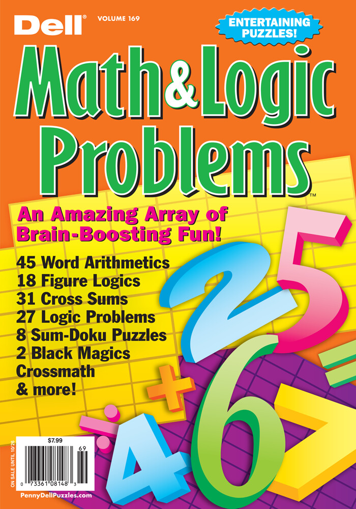 Dell Math &amp; Logic Problem Puzzle Books