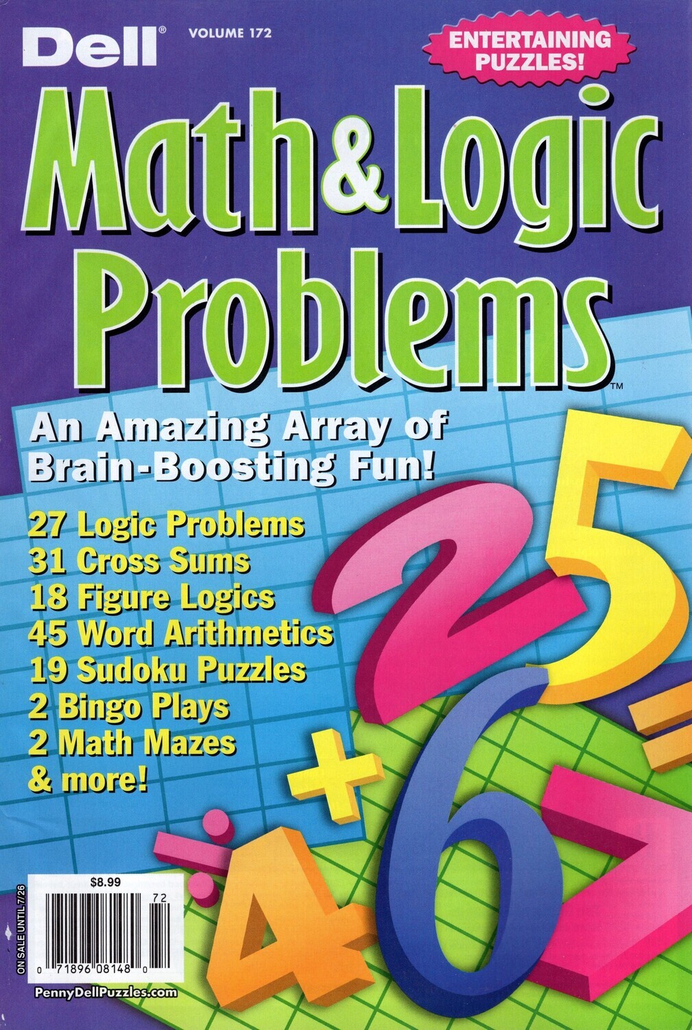 Puzzle Book Store - Dell Math &amp; Logic Problems #172
