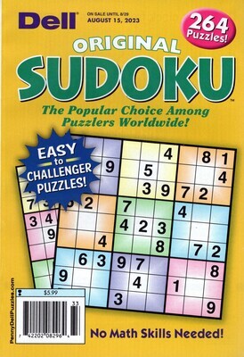 Dell Original Sudoku​ Puzzle Books from PuzzleBookStore.com