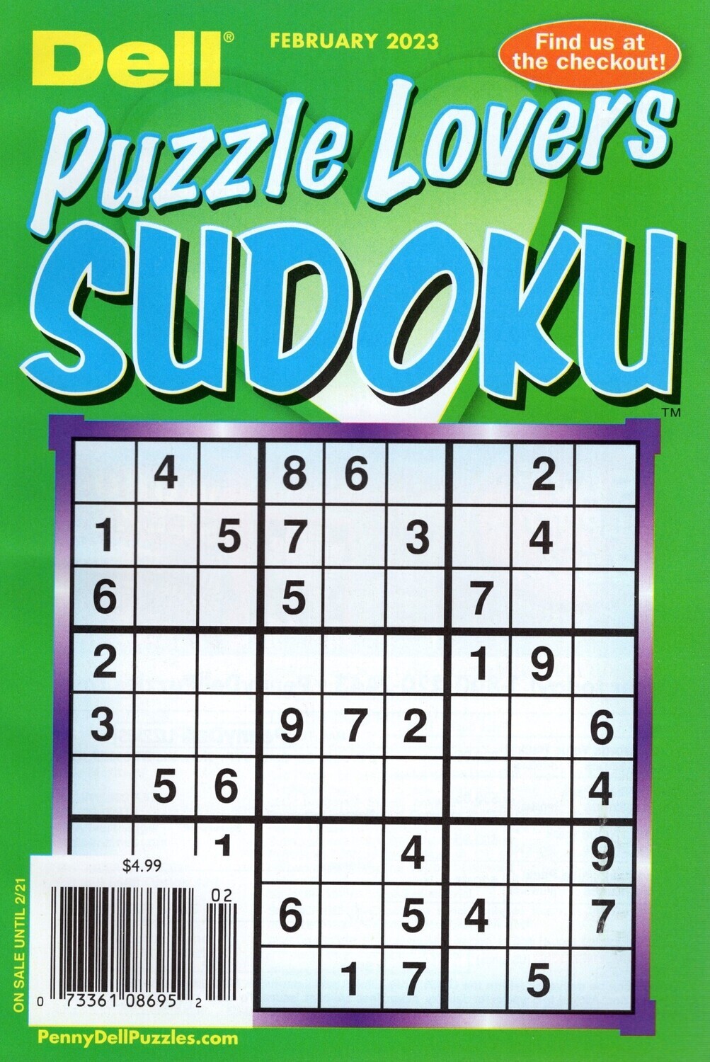 Dell Puzzle Lovers Sudoku February 2023