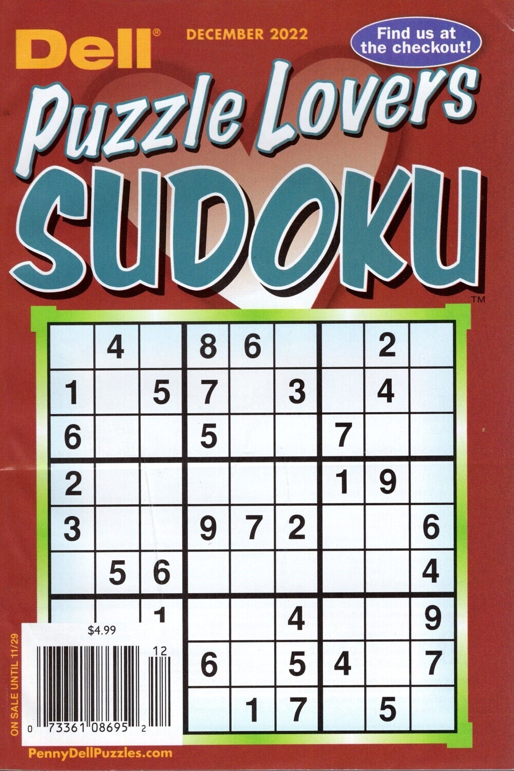 Dell Puzzle Lovers Sudoku December 2022