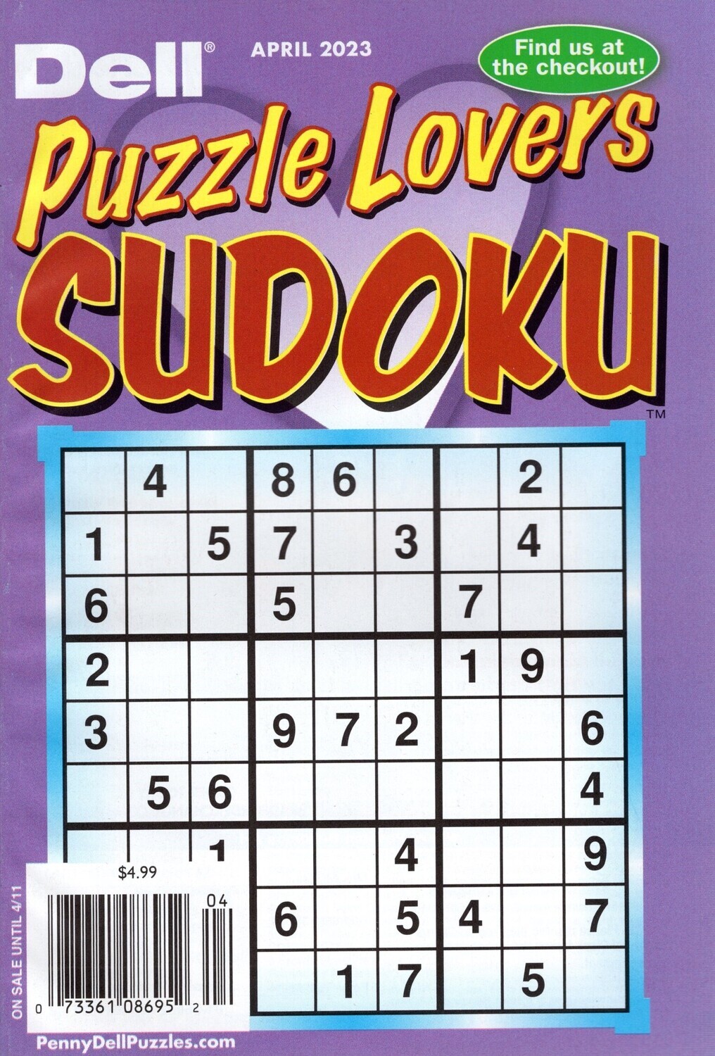 Dell Puzzle Lovers Sudoku April 2023