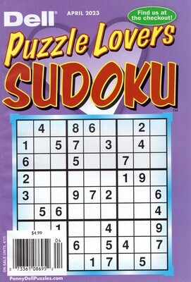 Dell Puzzle Lovers Sudoku April 2023