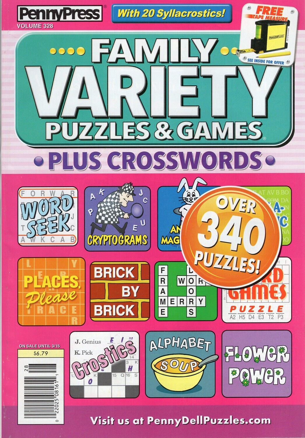 Family Variety Puzzles &amp; Games Plus Crosswords