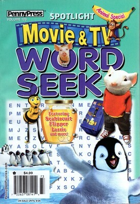 Spotlight Movie &amp; TV Word Seek Volume 123