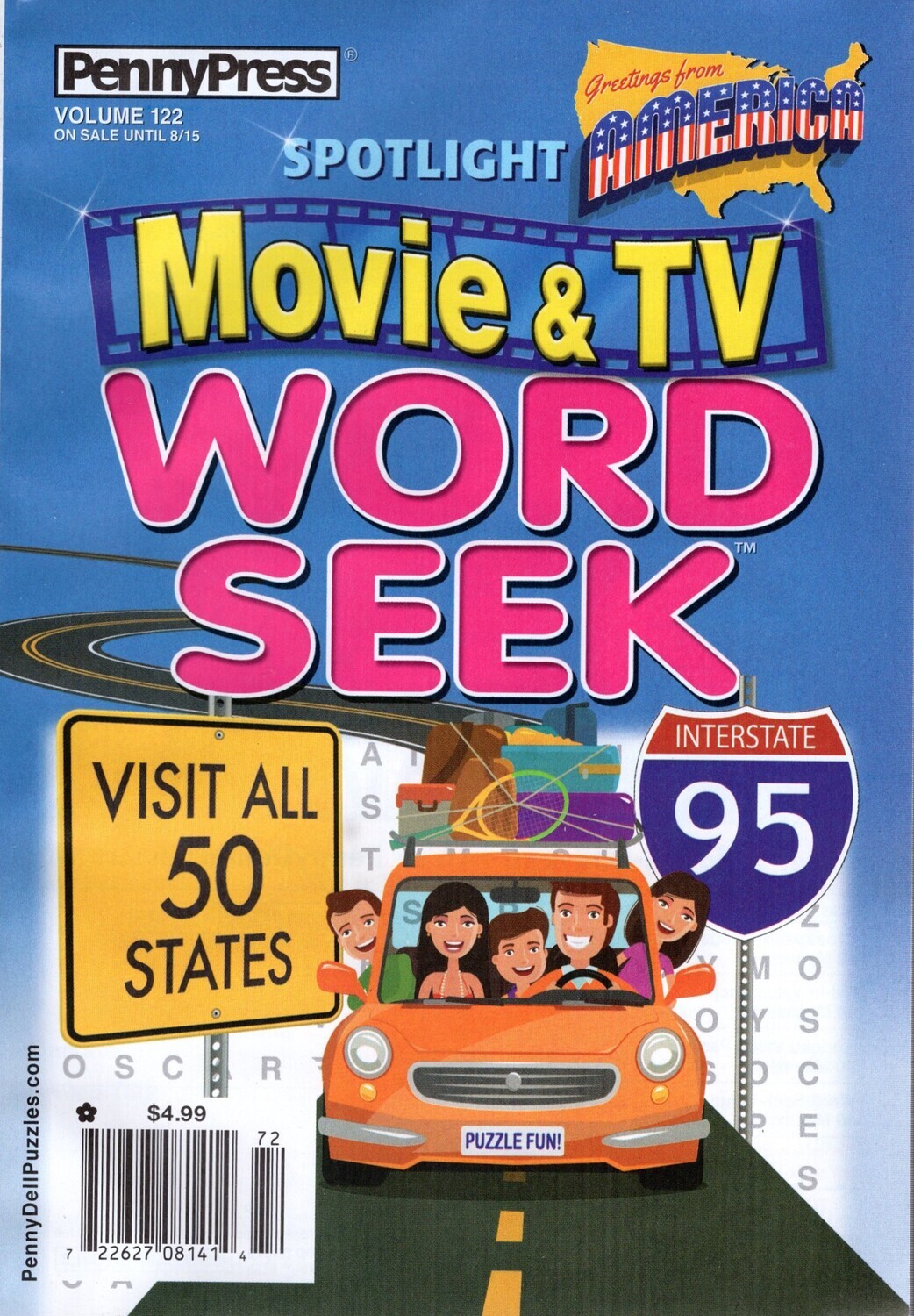 Spotlight Movie &amp; TV Word Seek Volume 122