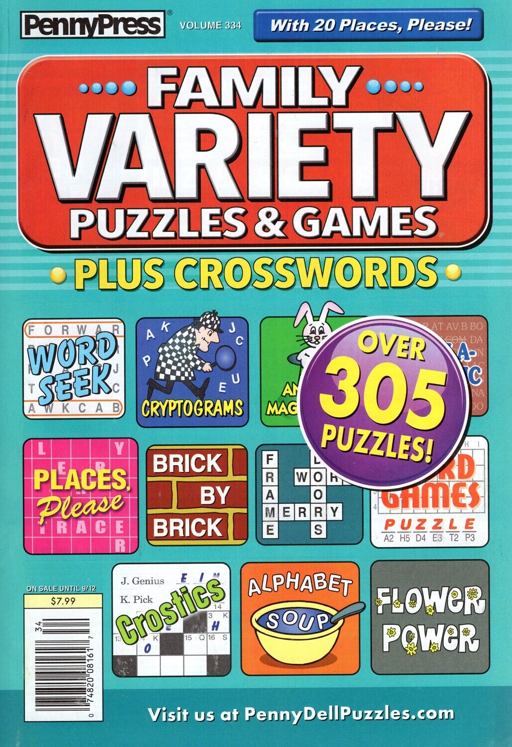 Family Variety Puzzles &amp; Games Plus Crosswords