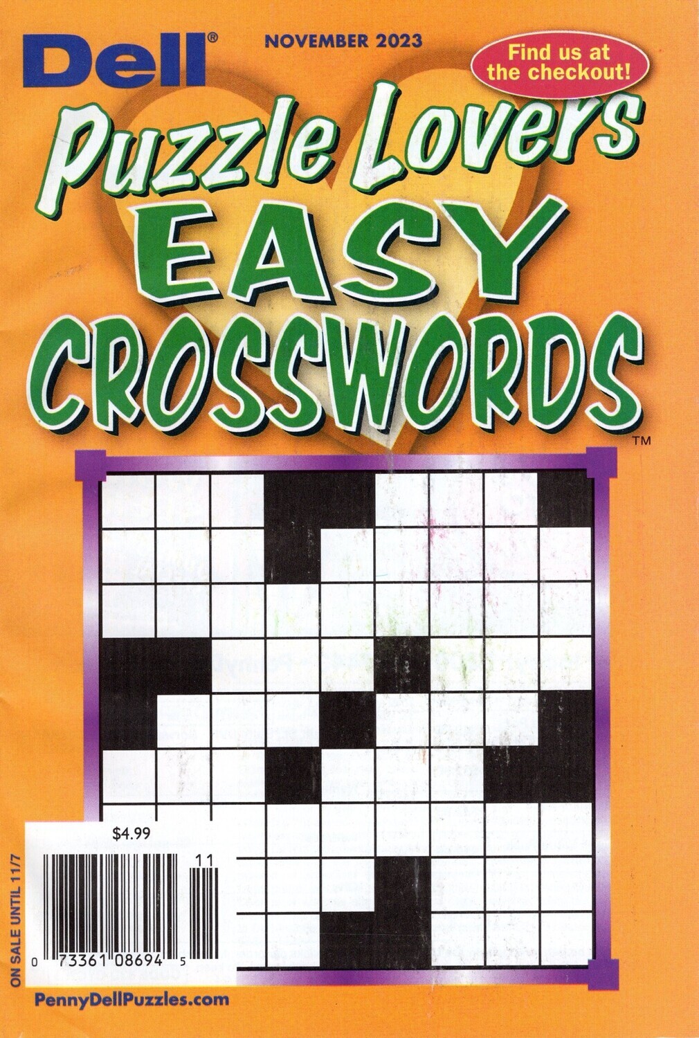 Dell Puzzle Lovers Easy Crosswords from PuzzleBookStore.com