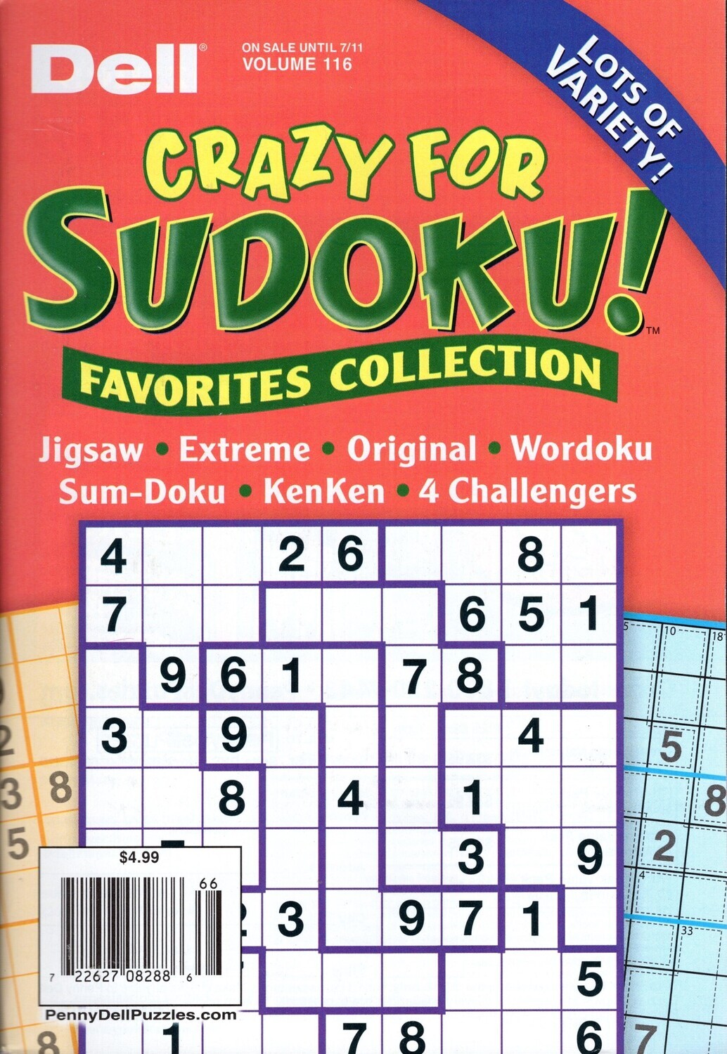 Dell Crazy for Sudoku! Favorites Collection 116, 2023