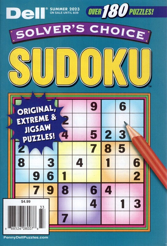 Dell Solver’s Choice Sudoku Summer 2023