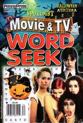 Puzzle Book Store - PennyPress Spotlight Movie &amp; TV Word Seek